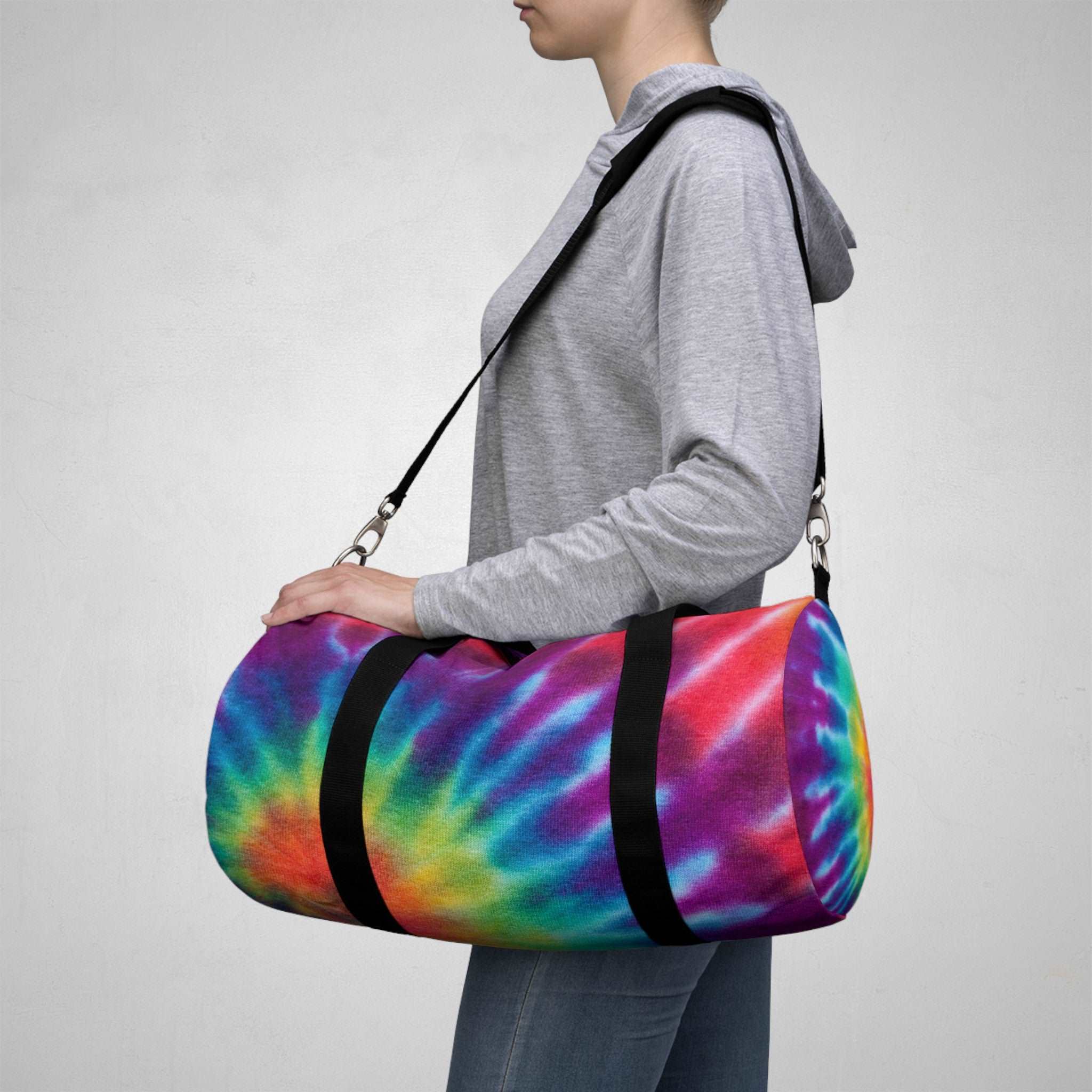 Colorful Tie-Dye Duffel Bag