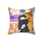 Kitty Playhouse Square Pillow