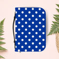 Electric Blue Dots Book Cover - Pink Sweetheart