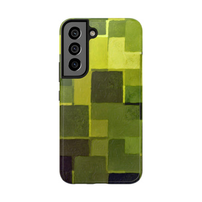 Chartreuse Patchwork Phone Case