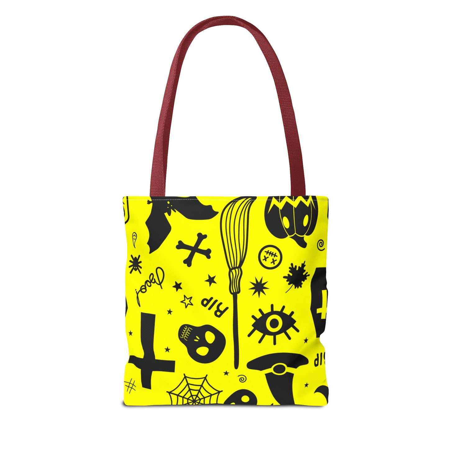 Spooky Neon Halloween Tote Bag