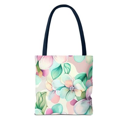 Lush Pastel Florals Tote Bag