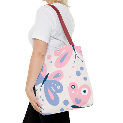 Pastel Butterlies Tote Bag