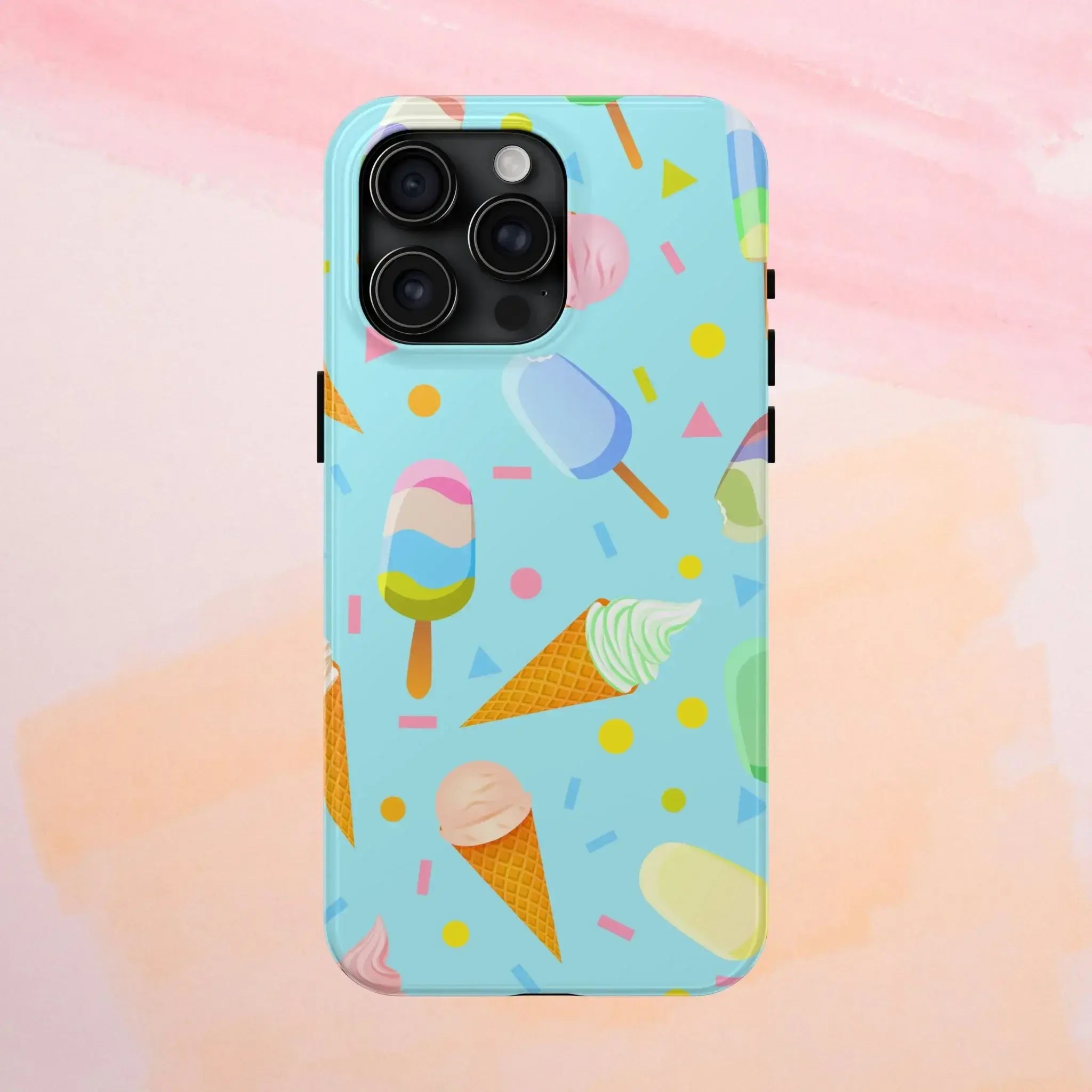 Ice Cream Festival Phone Case (Apple & Android) - Pink Sweetheart