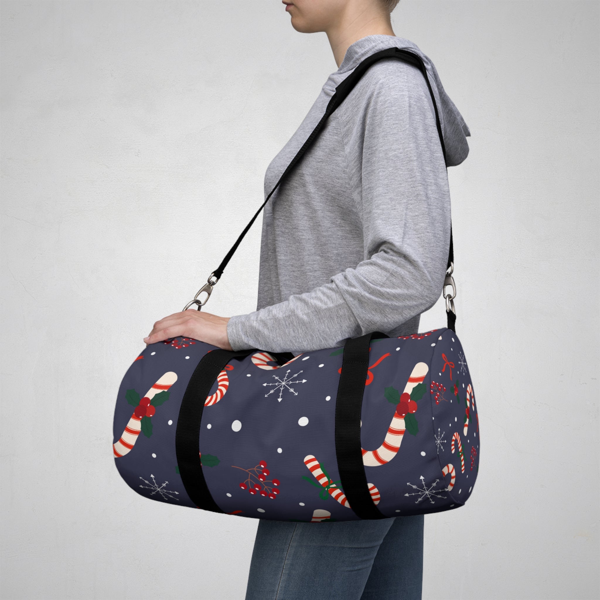 Xmas Peppermint Duffel Bag