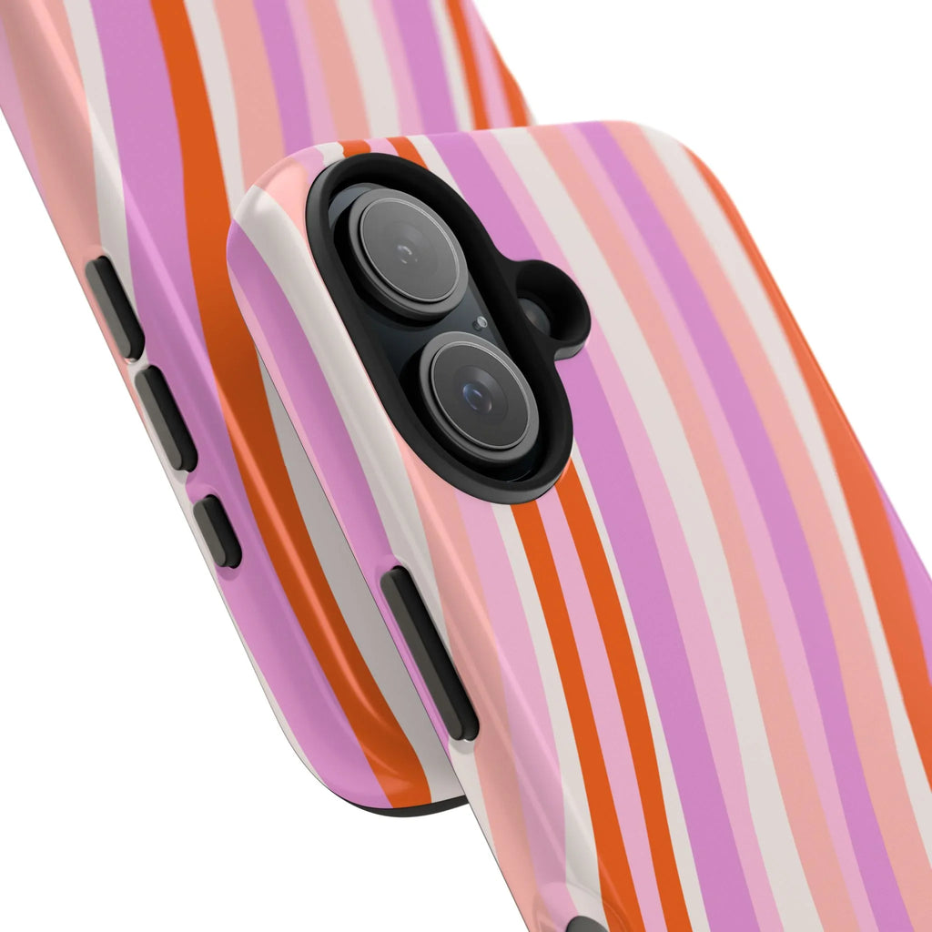 Wave Nostalgia Phone Case (Apple & Android) - Pink Sweetheart