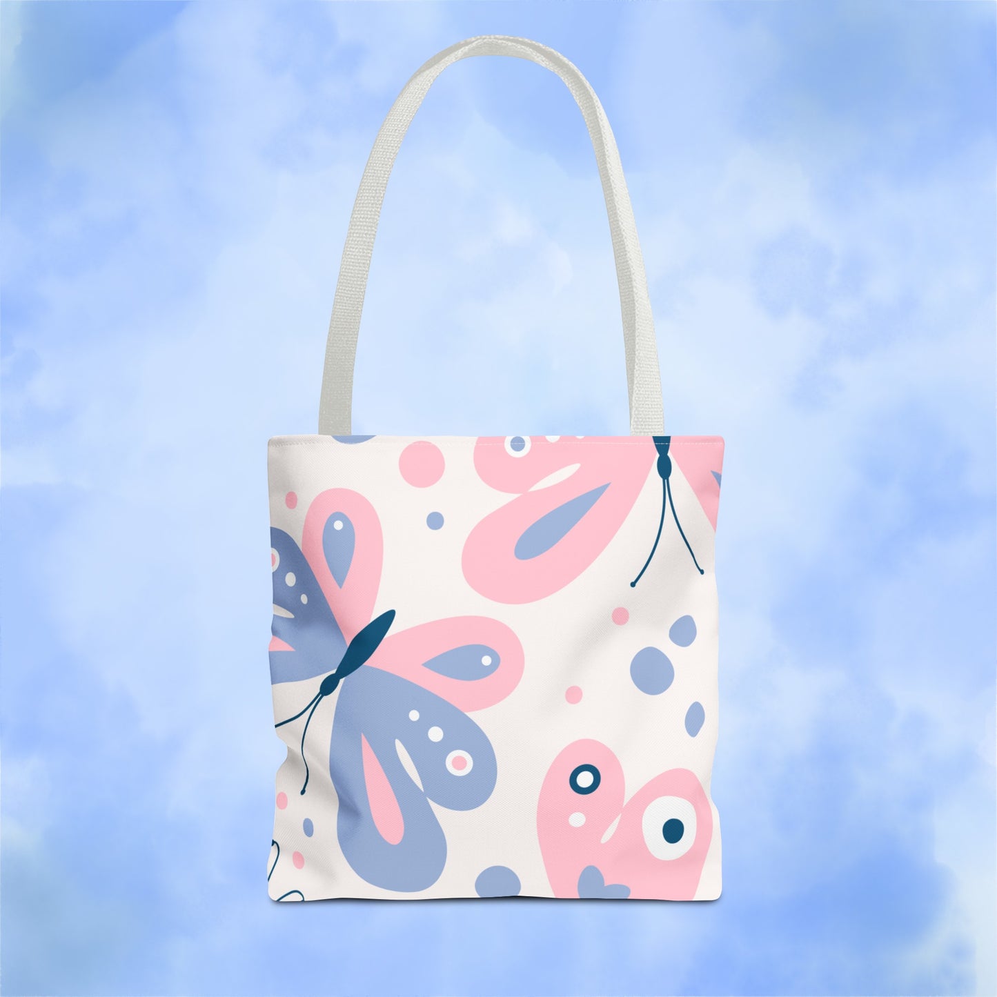 Pastel Butterlies Tote Bag