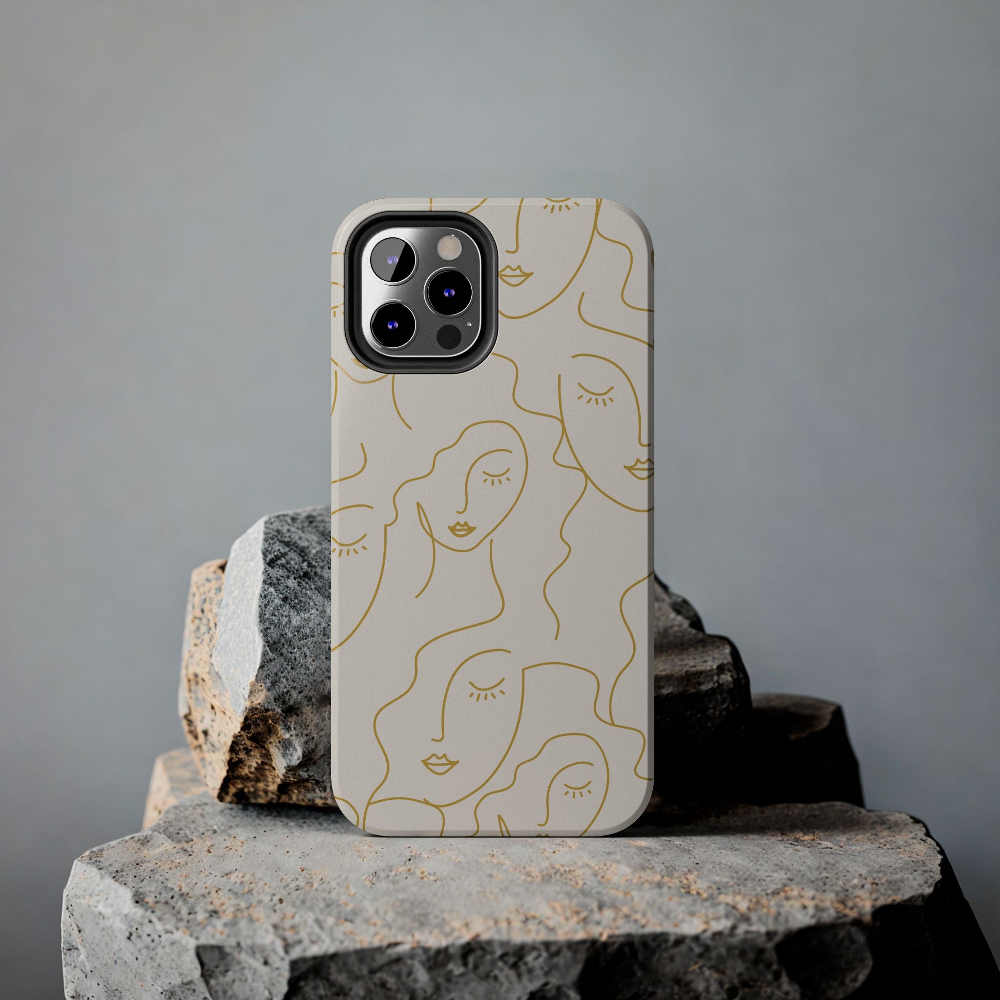 Minimalist Woman Phone Case (Apple & Android)