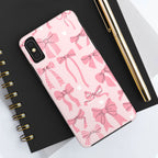 Pink Bow Ribbons Phone Case (Apple & Android)