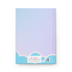 Nubes hinchables Cuaderno mate de tapa dura 