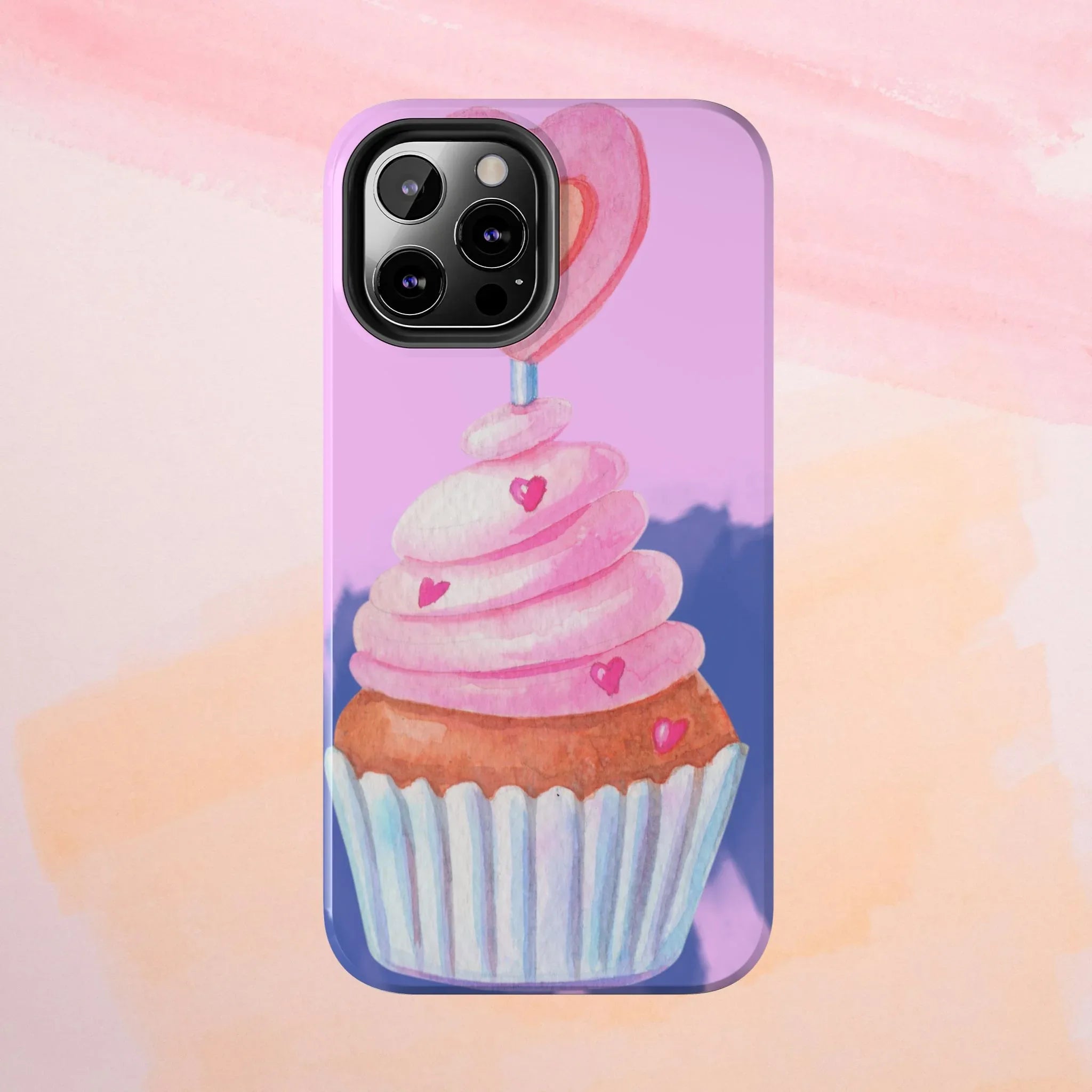 Cutie Cupcake Phone Case (Apple & Android) - Pink Sweetheart