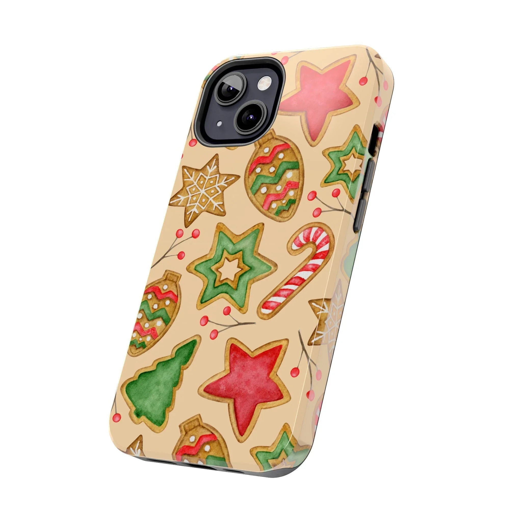 Xmas Holiday Cheer Phone Case (Apple & Android) - Pink Sweetheart