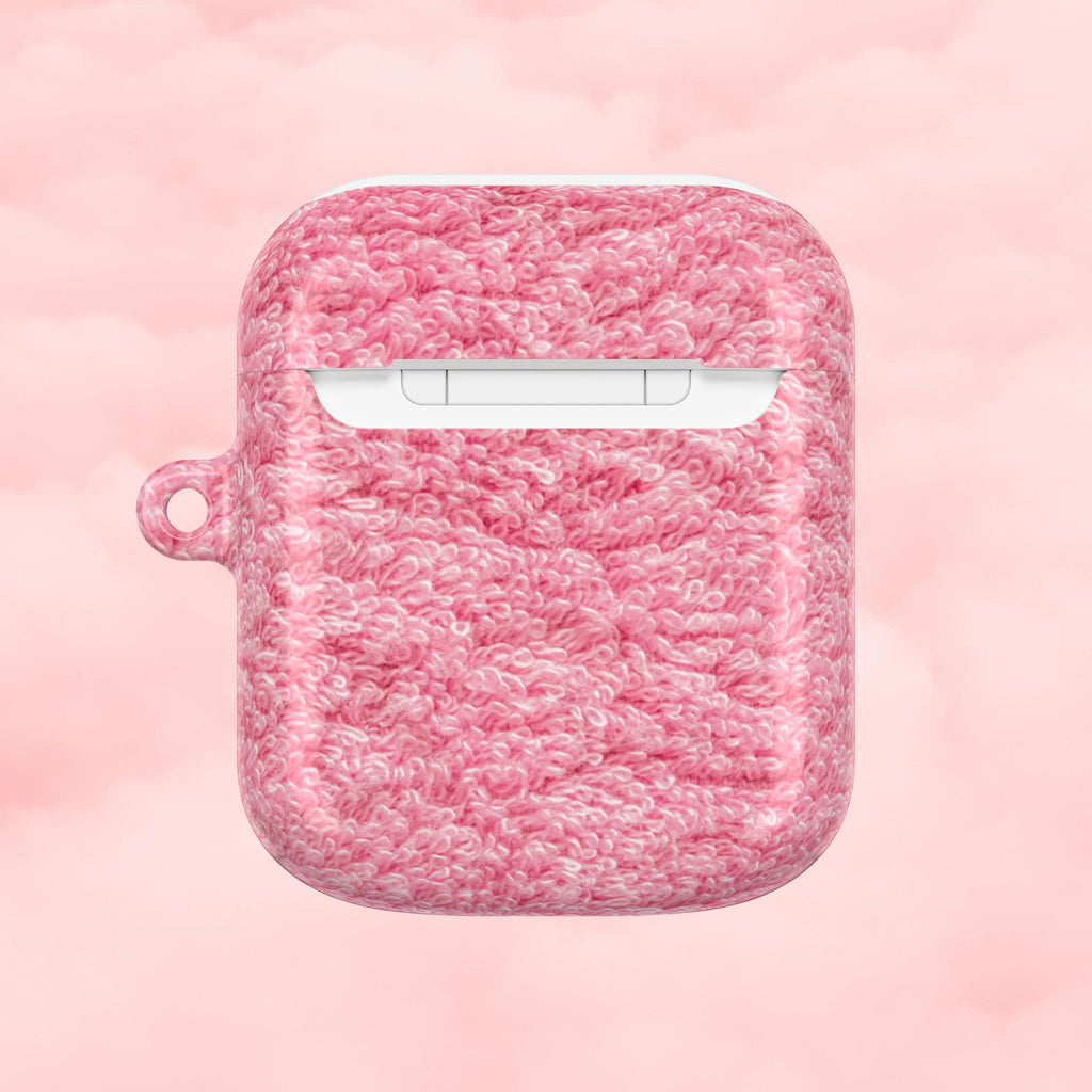 Pink Shag Rug AirPod Case