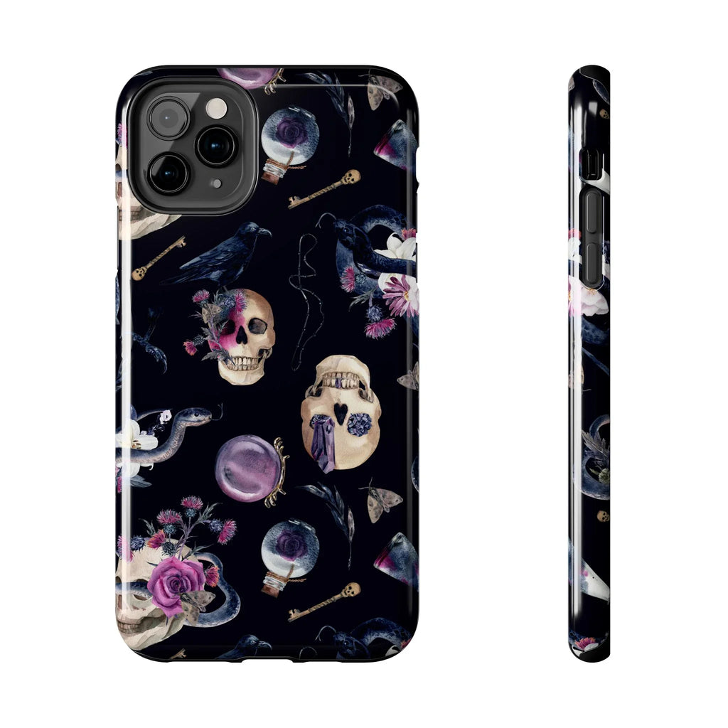Gothic Witch Spells Phone Case (Apple & Android) - Pink Sweetheart