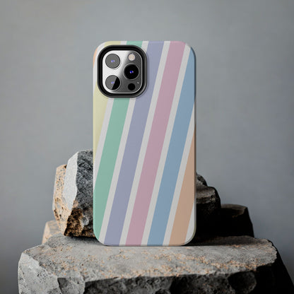 Pretty Pastel Lines Phone Case