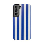 Blue & White Stripes Phone Case (Apple & Android)