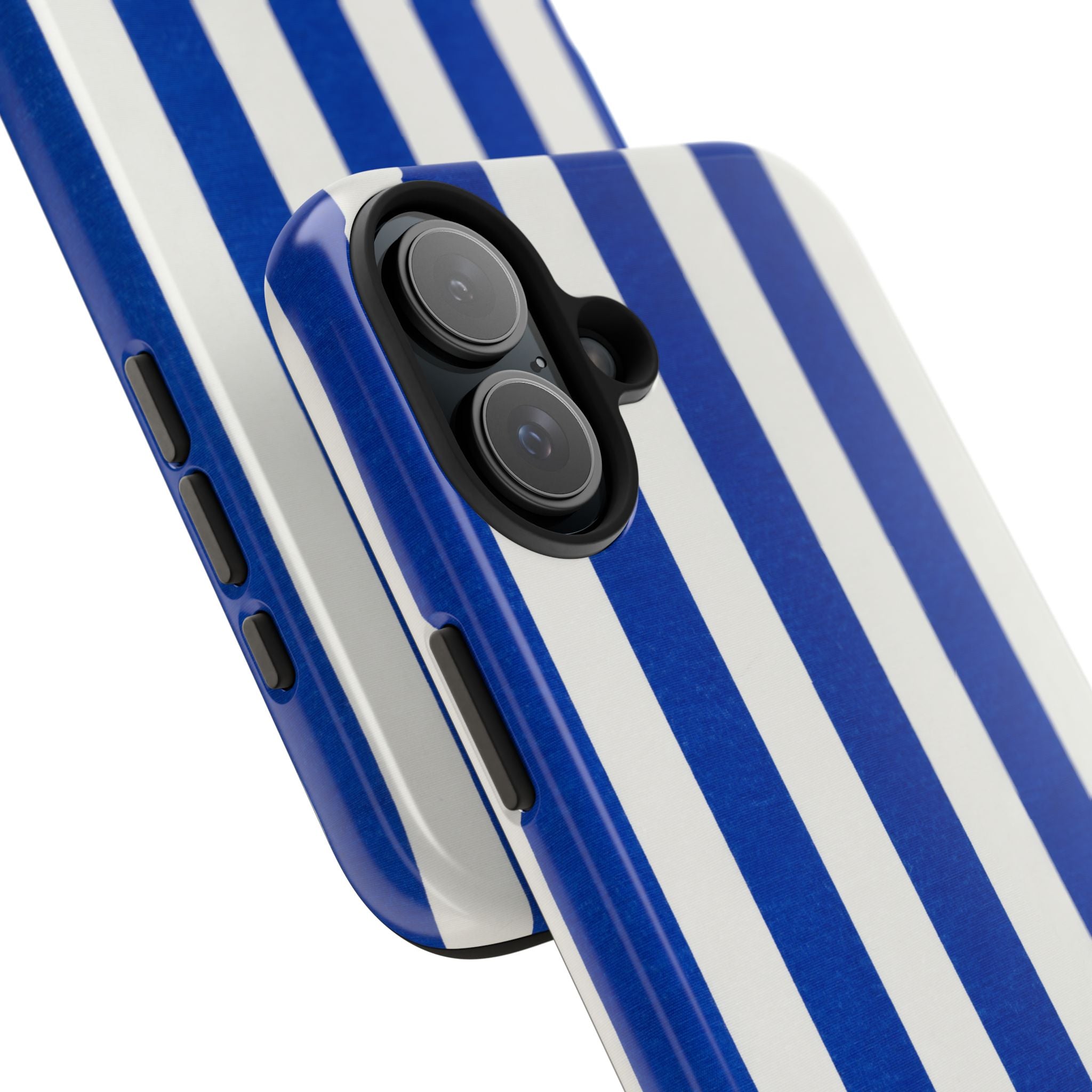 Blue & White Stripes Phone Case (Apple & Android)