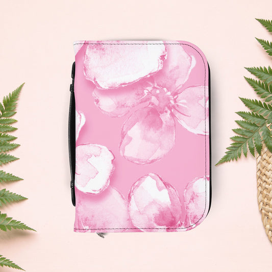 Dainty Pink Floral Book Cover