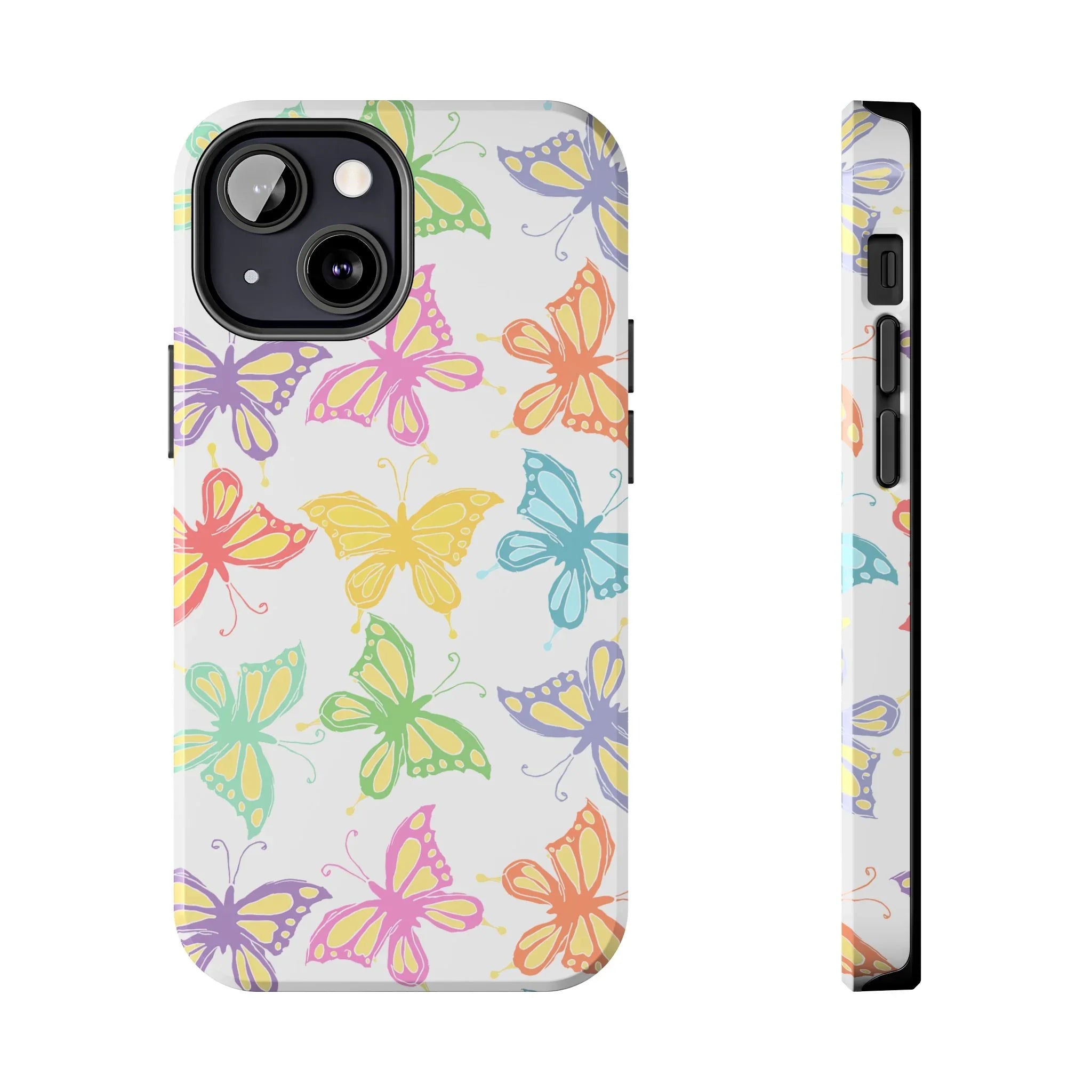 Busy Butterflies Phone Case (Apple & Android) - Pink Sweetheart