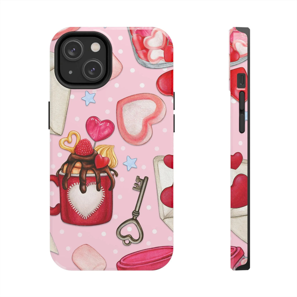 Goodies for My Sweetheart Phone Case (Apple & Android) - Pink Sweetheart