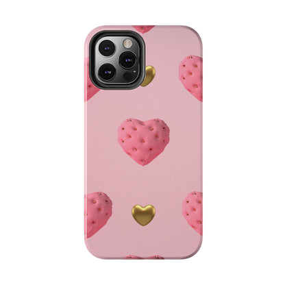 Heart of Gold Pink Phone Case