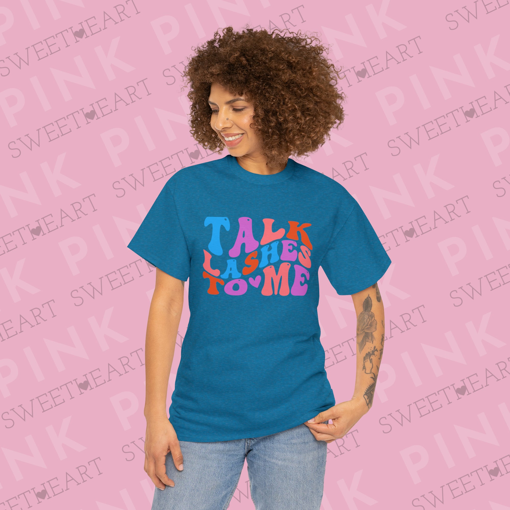 Talk Lashes to Me Cotton Tee