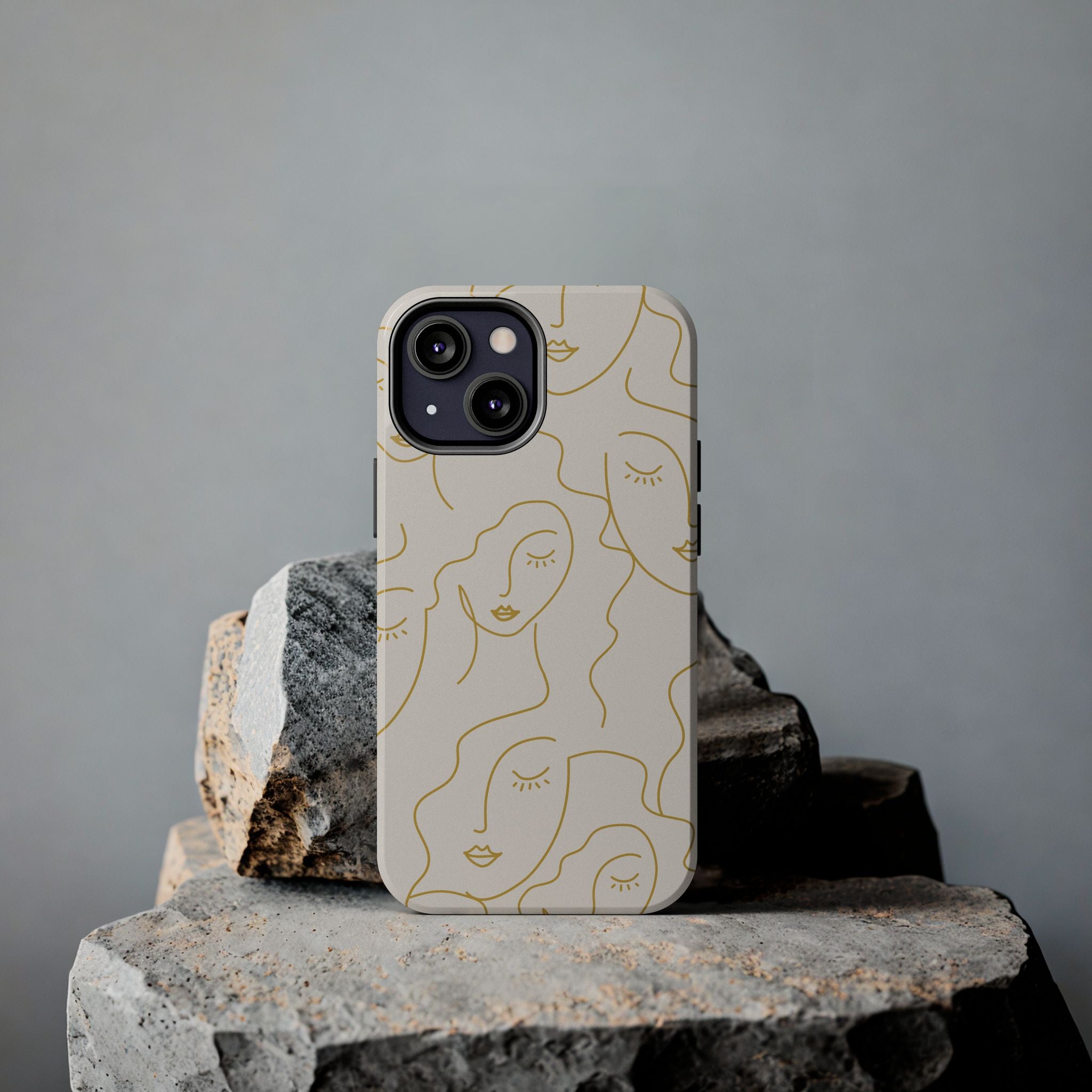 Minimalist Woman Phone Case (Apple & Android)