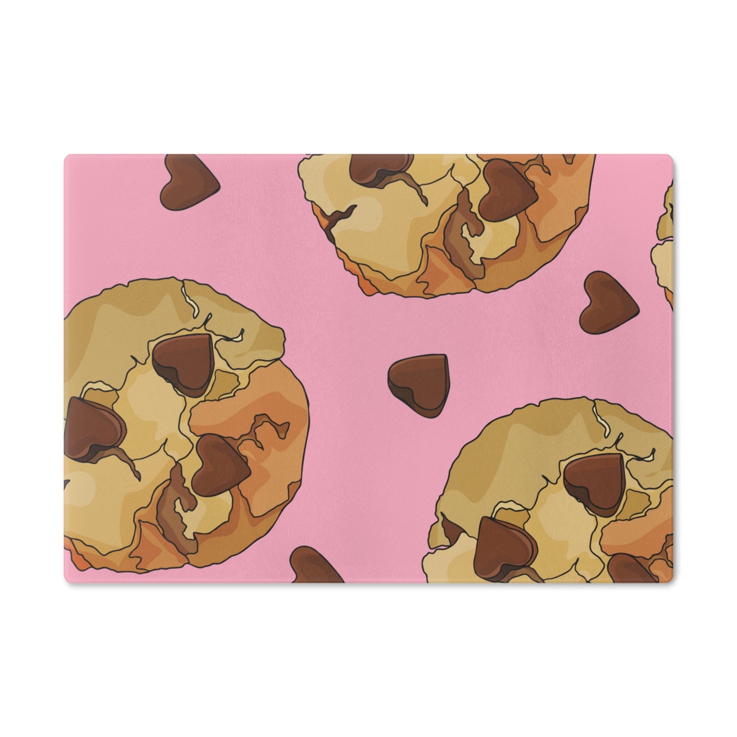 Chunky Chocolate Chip Glass Cutting Board