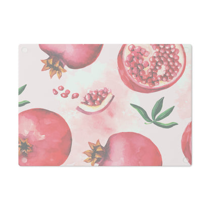 Pomegranate Glass Cutting Board