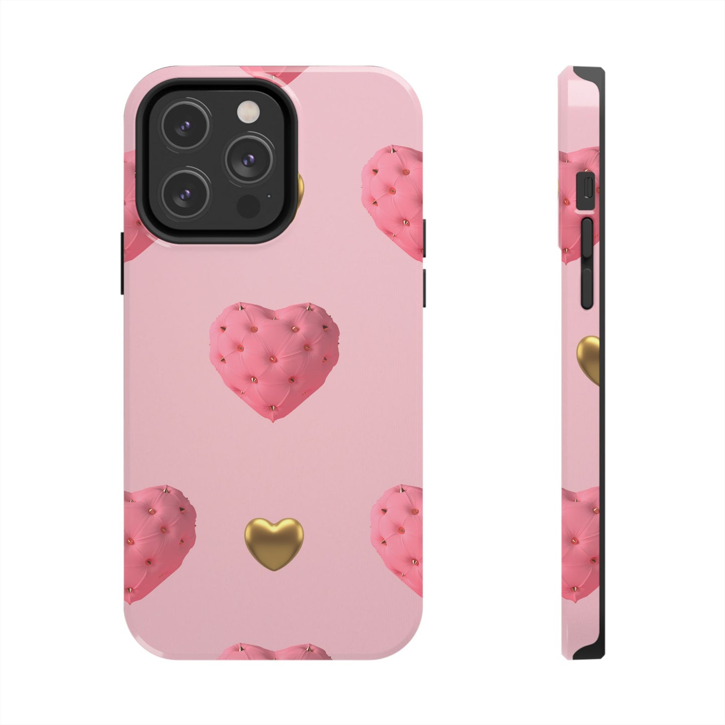 Heart of Gold Pink Phone Case