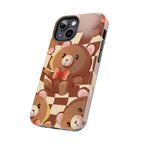 Retro Brown Bear Phone Case (Apple & Android)