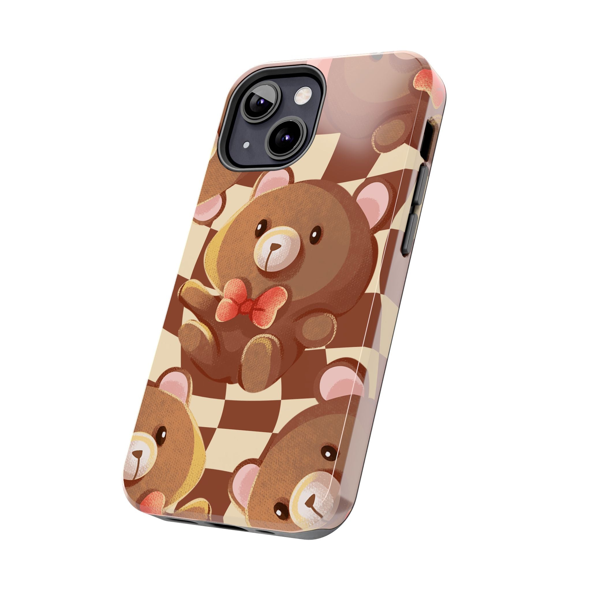 Retro Brown Bear Phone Case (Apple & Android)