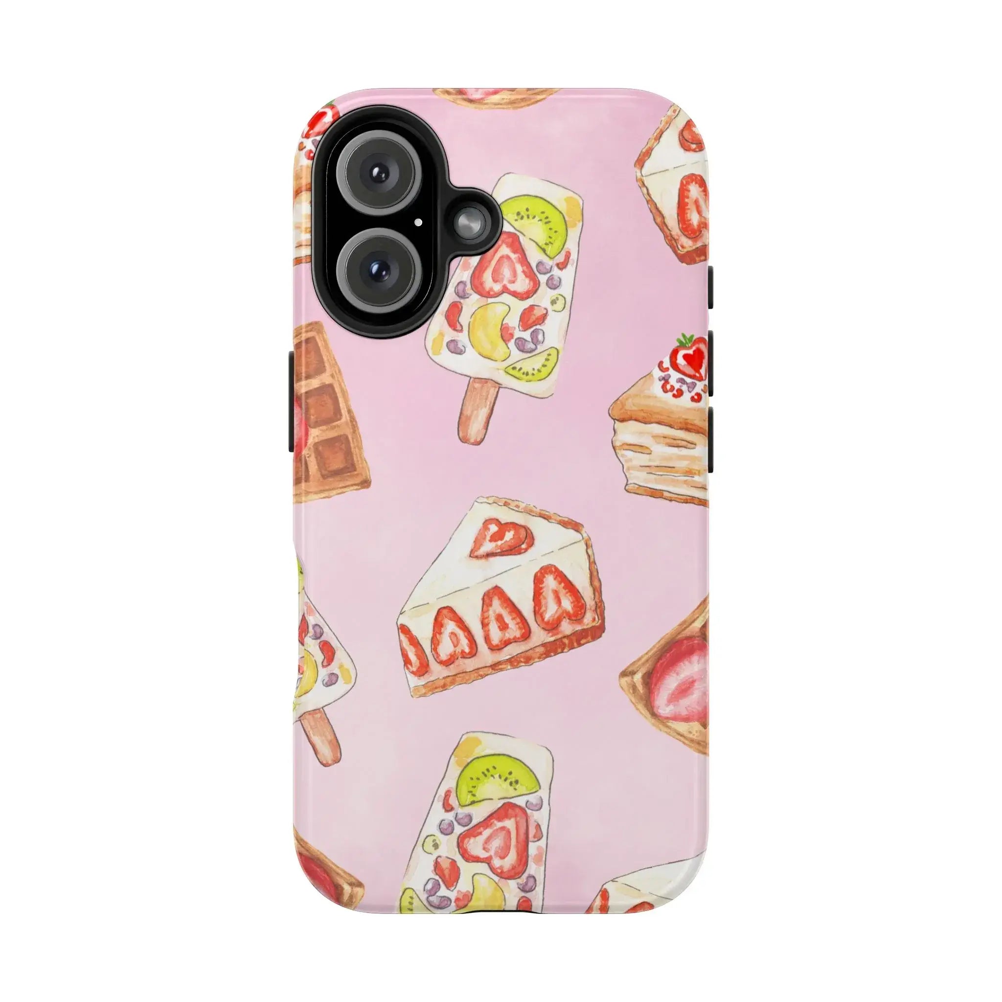 Tasty Pastry Treats Phone Case (Apple & Android) - Pink Sweetheart