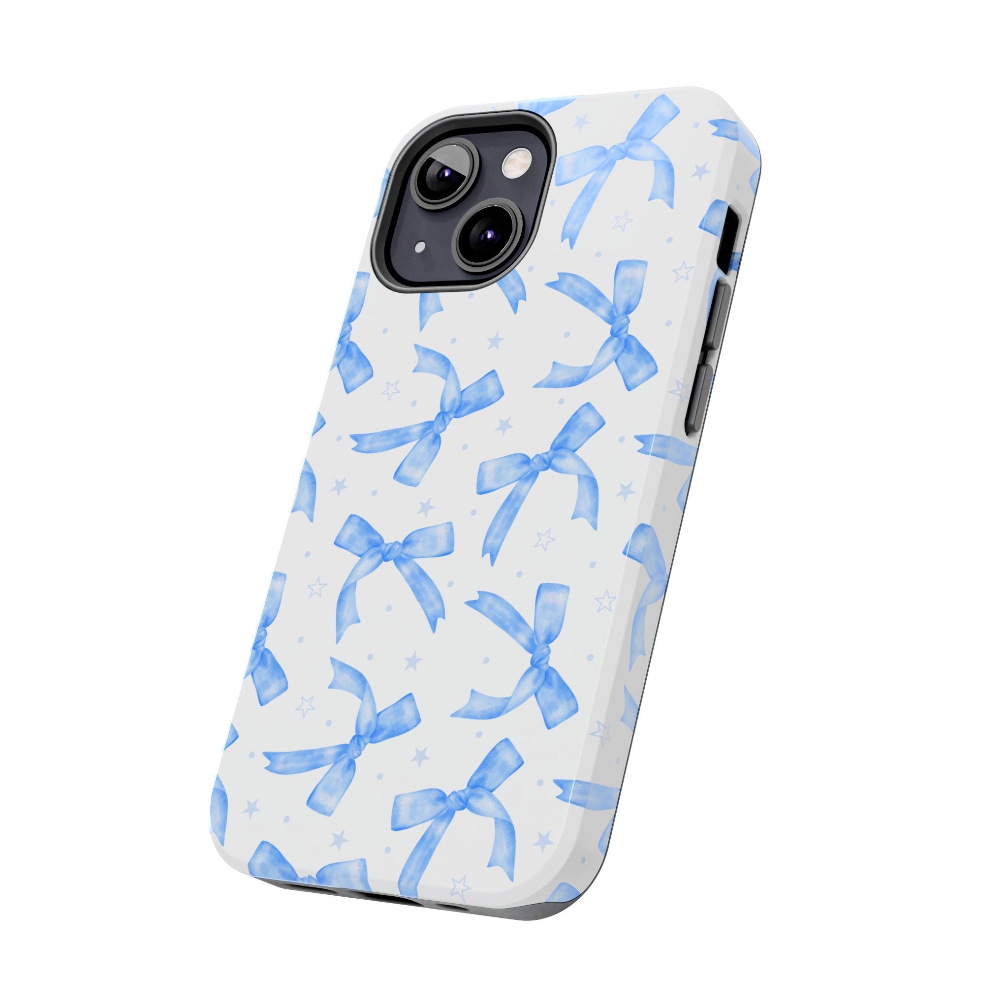 Lacey Baby Blue Ribbons Phone Case (Apple & Android)