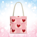 Valentine Hearts Tote Bag