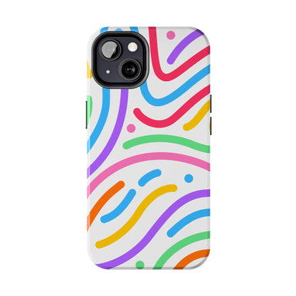 Rainbow Swirls Phone Case