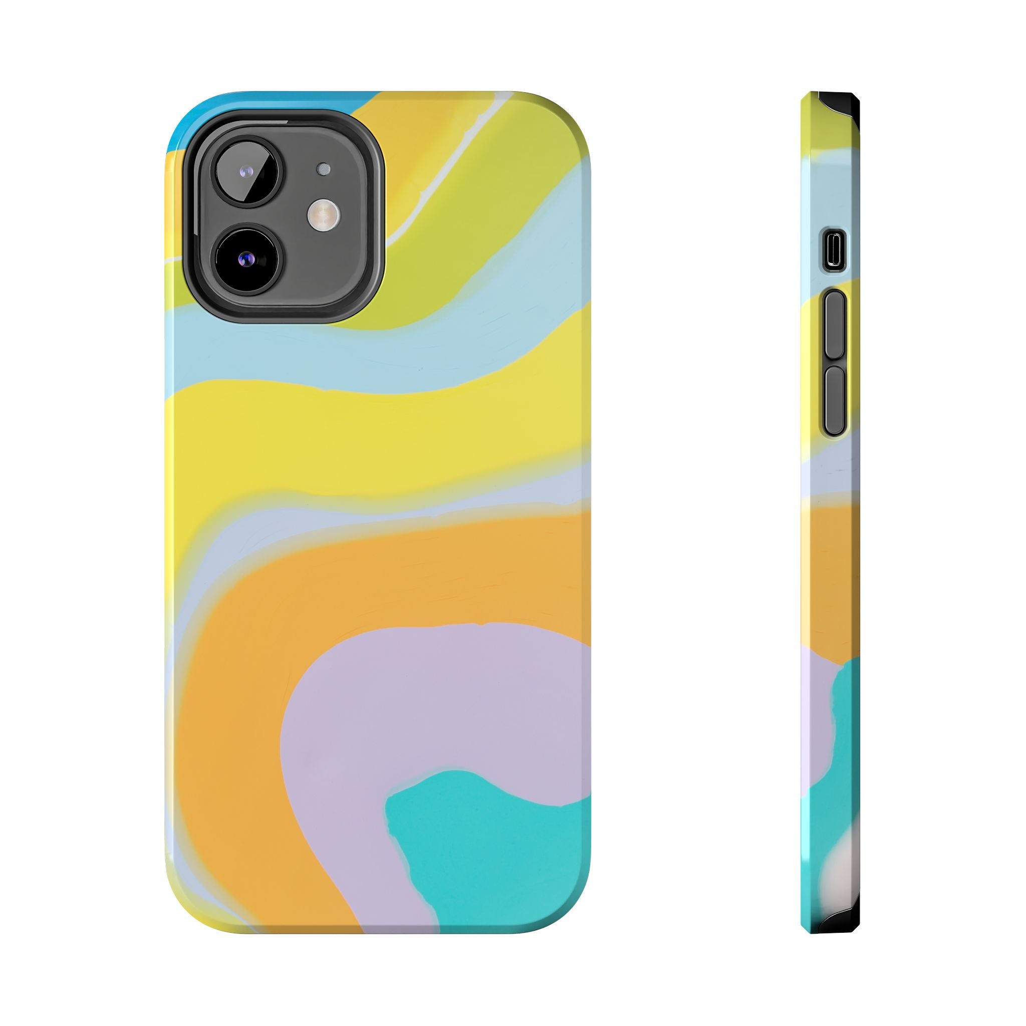 Colorful Pastel Marble Pattern Phone Case (Apple & Android)