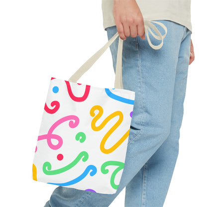 Colorful Doodles Tote Bag