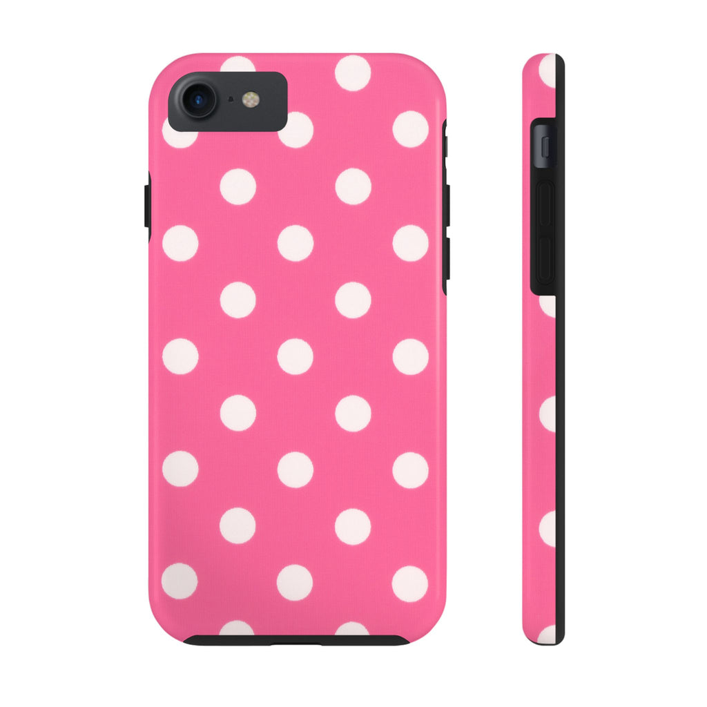 Pink Polka Dot Phone Case (Apple & Android)
