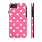 Pink Polka Dot Phone Case (Apple & Android)