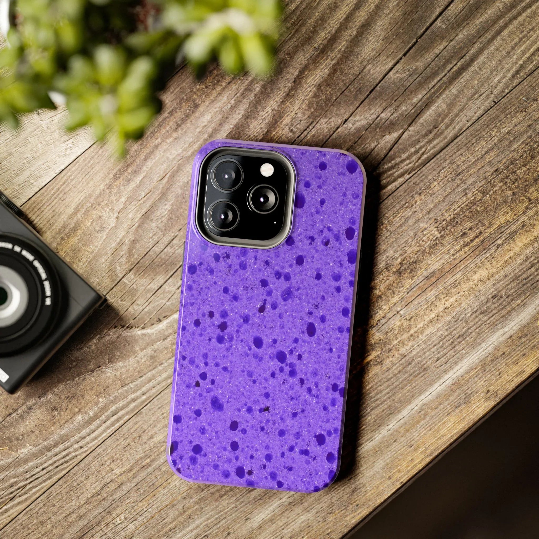 Purple Sponge Phone Case (Apple & Android) - Pink Sweetheart