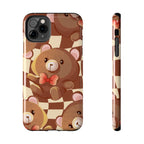 Retro Brown Bear Phone Case (Apple & Android)