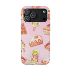 Tasty Pastry Treats Phone Case (Apple & Android) - Pink Sweetheart