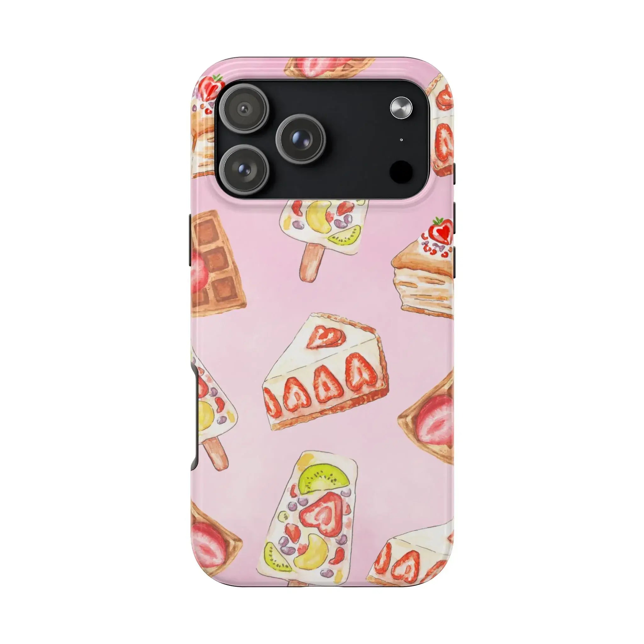 Tasty Pastry Treats Phone Case (Apple & Android) - Pink Sweetheart