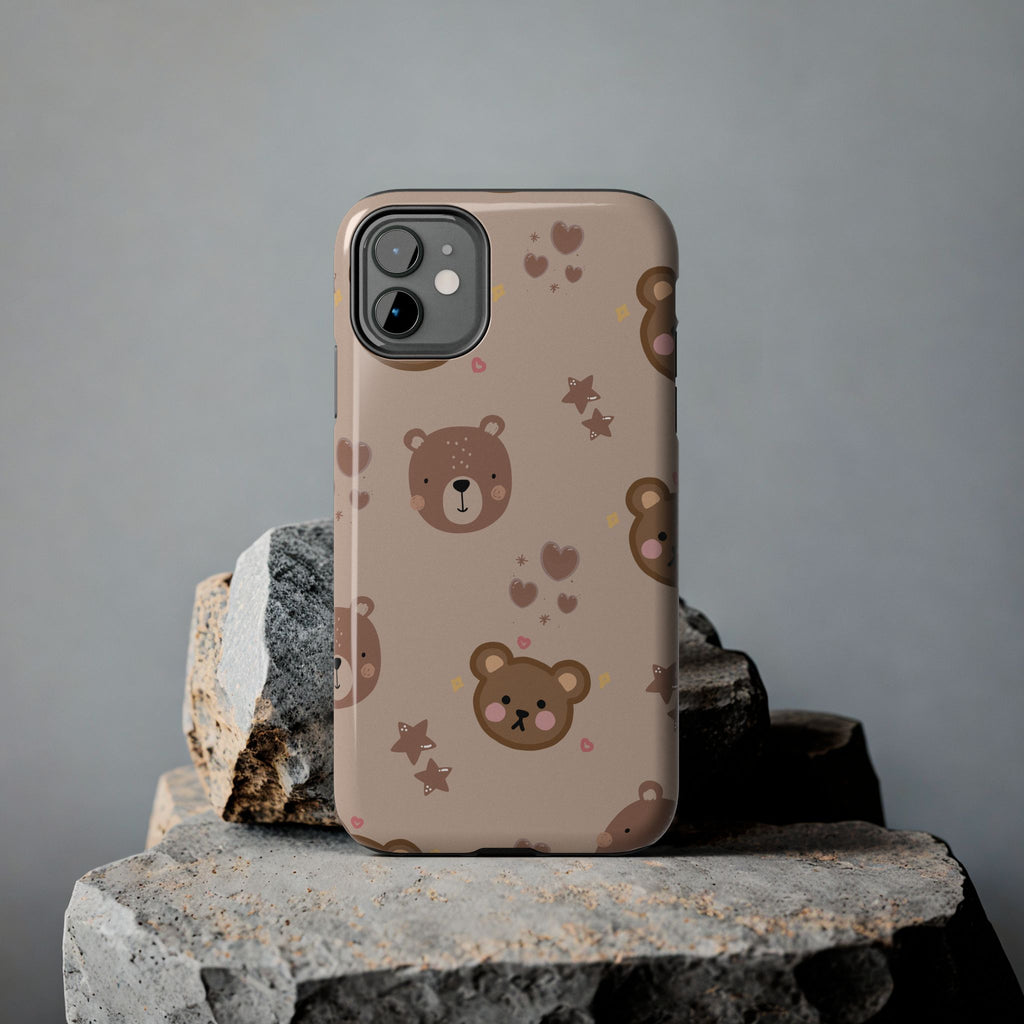 Boho Brown Bear Phone Case (Apple & Android)