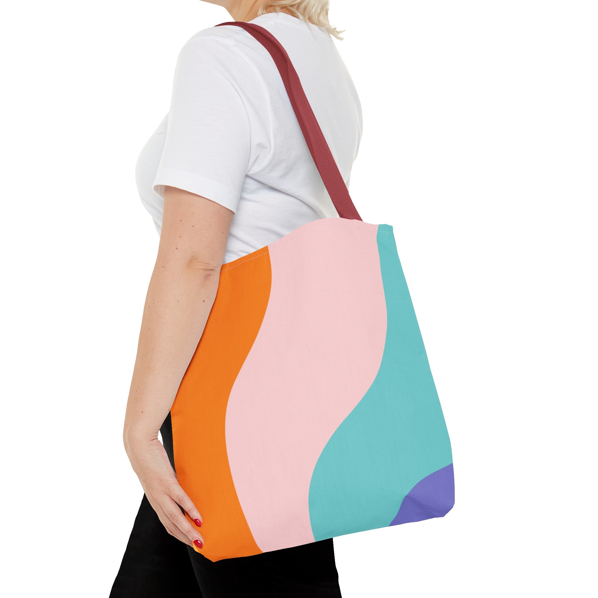 Groovy Psychedelic Splash Tote Bag