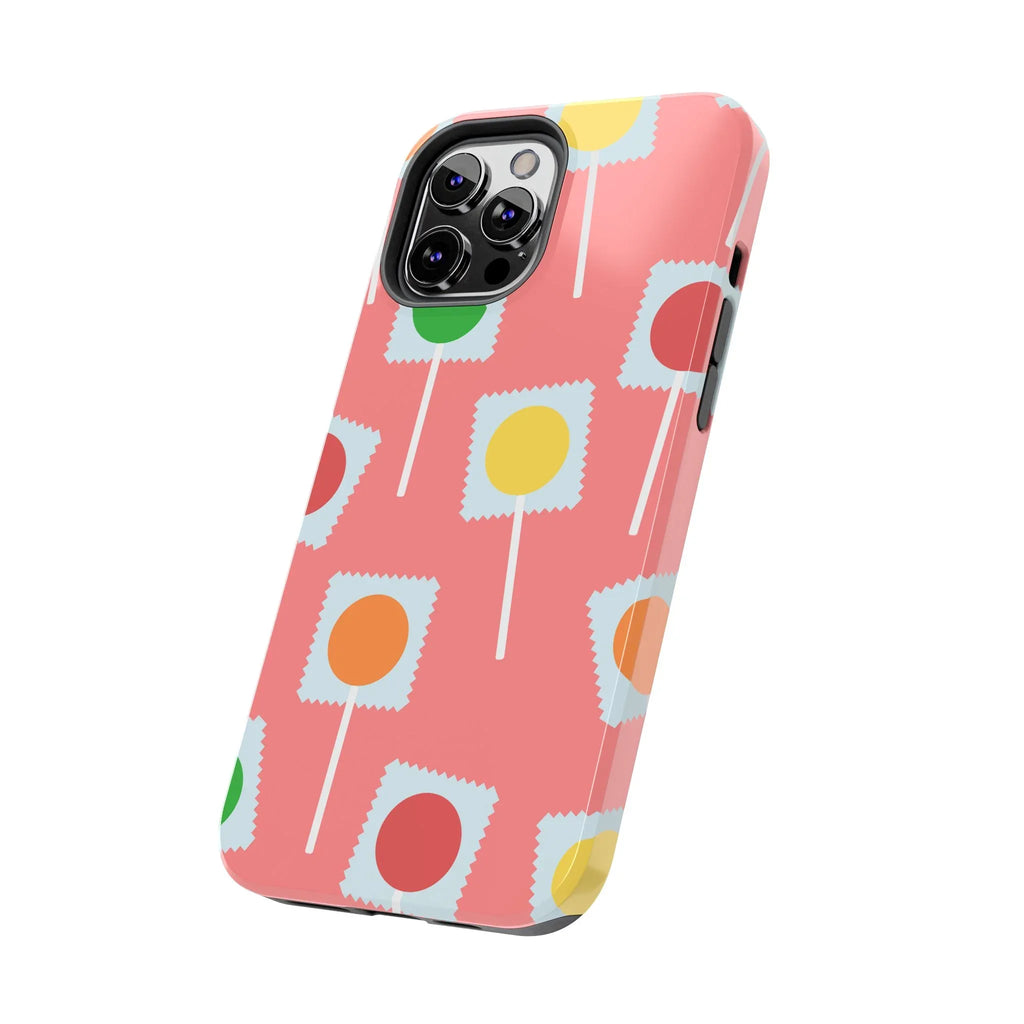 Lollipop Candy Phone Case (Apple & Android) - Pink Sweetheart