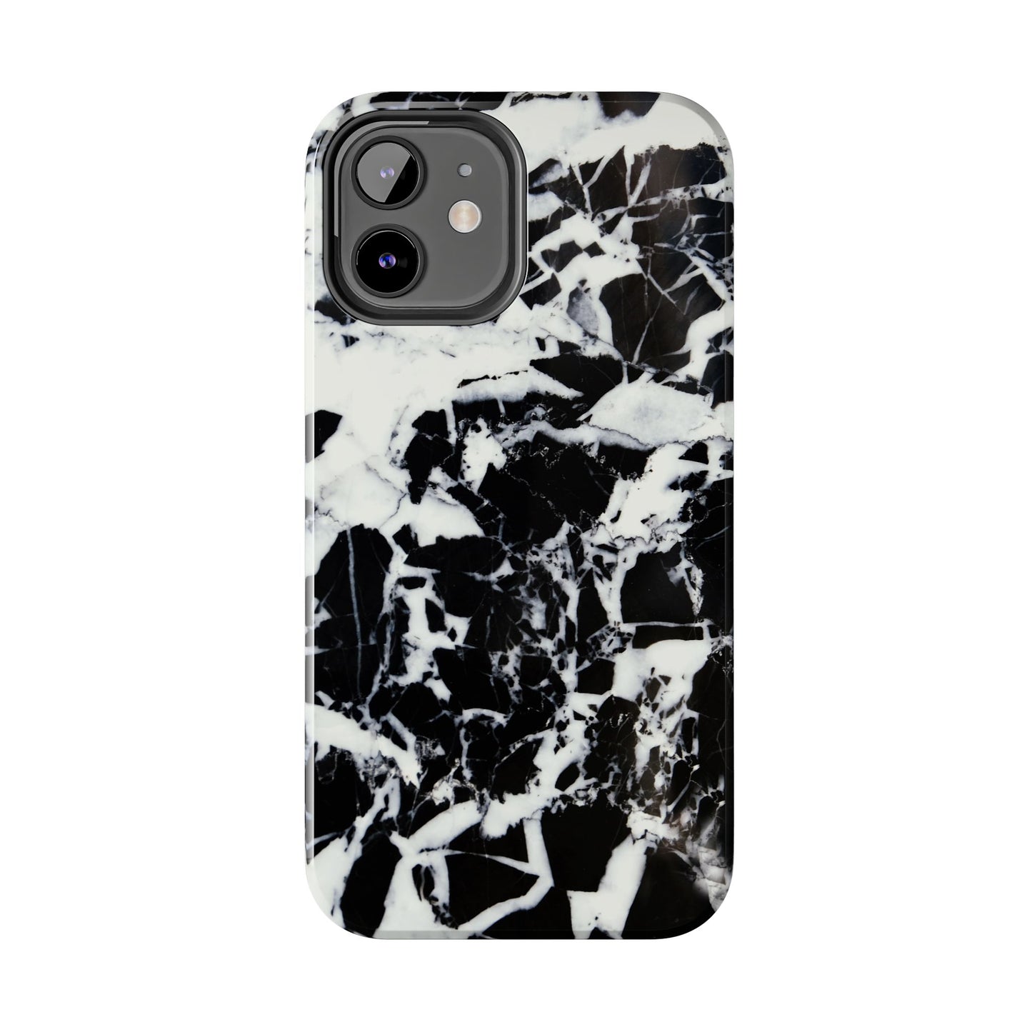 Black & White Shattered Phone Case