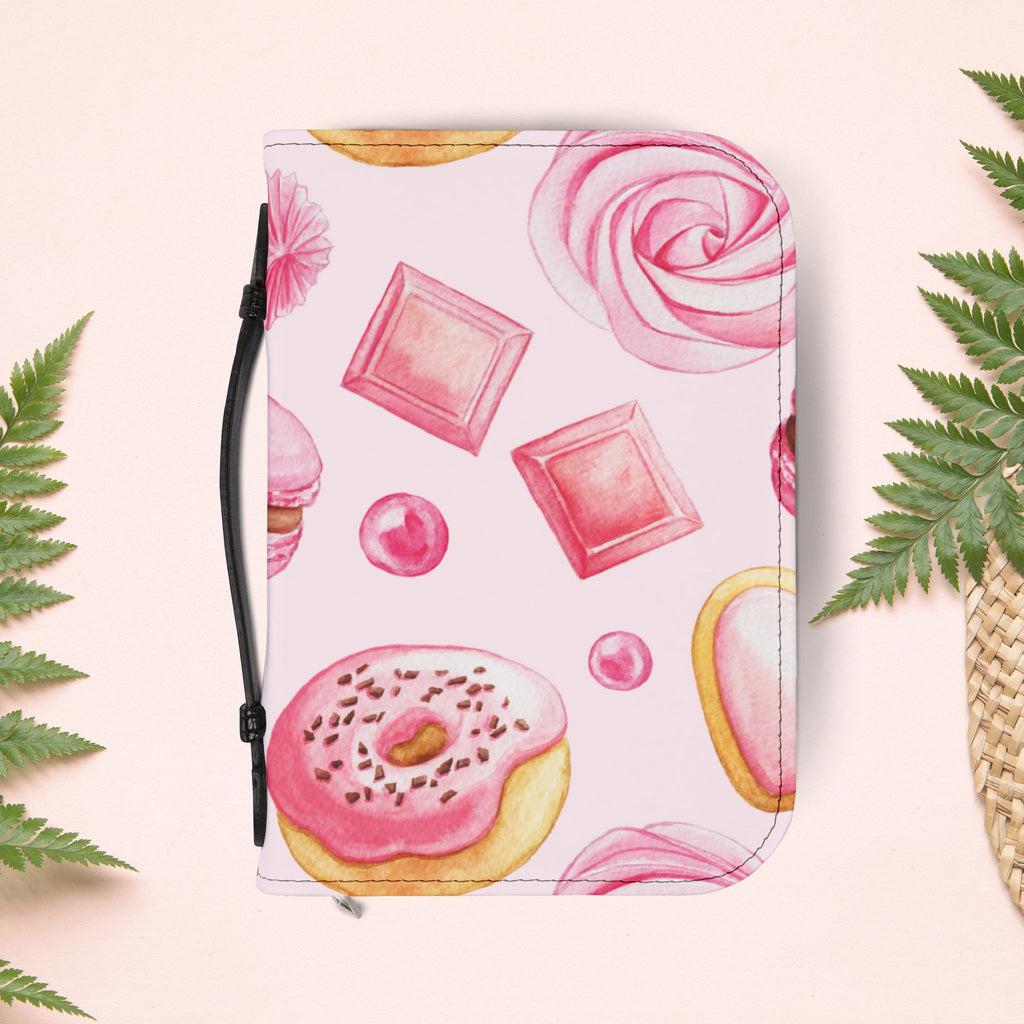 Pink Macaron Sweets Book Cover