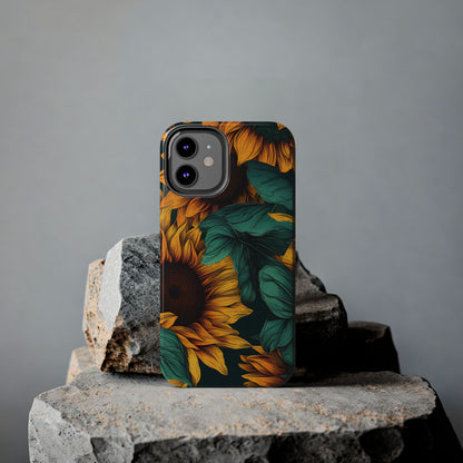 Dark Sunflower Phone Case